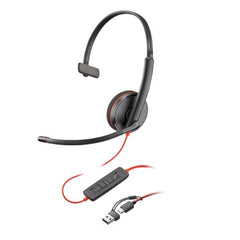 Cuffie HP Poly Blackwire 3210 USB-C/A