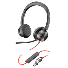 Cuffia HP Poly Blackwire 8225 USB-C/A