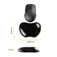 Poggiapolsi Flex Crystal™ Gel - Nero