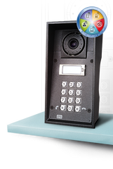 9151101CHRPW - 2N® IP Force - 1 button, HD camera, pictograms, 10W speaker (card reader ready)