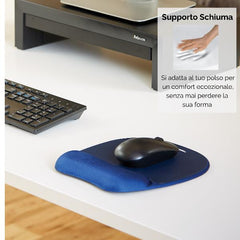 9172801 TAPPETINO MOUSE MEMORY FOAM - Zaffiro