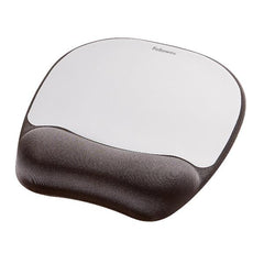 9175801  Tappetino mouse con poggiapolsi in Memory Foam - Argento