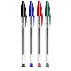 Bic - Mega Crystal penne a spera "assortiti "confezione da 20 (16+4)