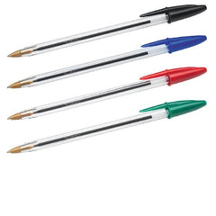 Bic - Mega Crystal penne a spera "assortiti "confezione da 20 (16+4)