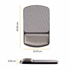 Mousepad e poggiapolsi regolabili in altezza Premium Gel