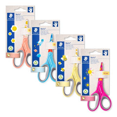 FORBICI 14CM COLORI PASTELLO BLISTER CARTONE RICICLATO