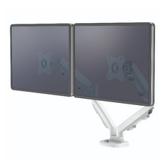 BRACCIO MONITOR DOPPIO EPPA COLORE BIANCO