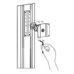 KIT DI MONTAGGIO PER BRACCI - STAFFE E SUPPORTO UNIVERSALE
