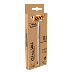 CRISTAL RE NEW 1MM NERO 1+2REFILL