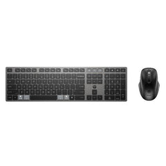 Combinazione di tastiera e mouse wireless ricaricabili multidispositivo HP 720