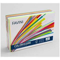 COLORISSIMI 25x35 – Prisma – 15 Colori - 220g/m2 - 200 Fogli