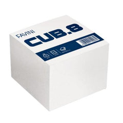 FOGLIETTI CUBOTTO BIANCO