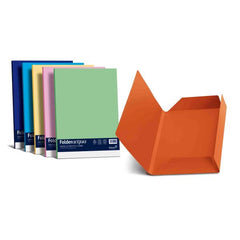 FOLDER LUCE E ACQUA 3 lembi - 25 cartelline - Scarlatto