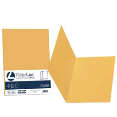 FOLDER LUCE E ACQUA Simplex- 50 cartelline - giallo oro
