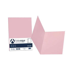 FOLDER LUCE E ACQUA Simplex - 50 cartelline - rosa