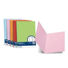 FOLDER LUCE E ACQUA simplex - 25 cartelline – Mix 5 Colori Forti