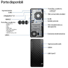 EliteDesk 8 Tower G1i Desktop AI PC Wolf Pro Security Edition
