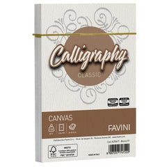 CALLIGRAPHY canvas - Bianco - 12x18cm - 100g/m2 – 25Buste
