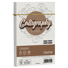 CALLIGRAPHY canvas - Bianco - 12x18cm - 100g/m2 – 25Buste