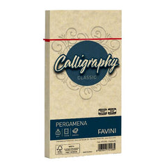 CALLIGRAPHY – Crema - 11x22cm - 90g/m2 – 25 buste