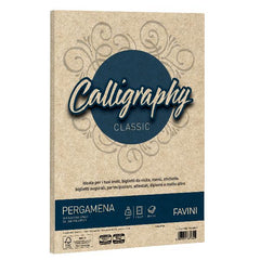 CALLIGRAPHY pergamena - Nocciola - 190g/m2 – 50 fogli