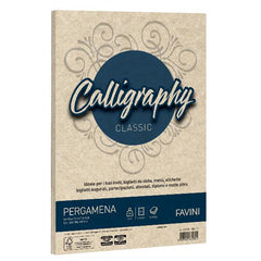 CALLIGRAPHY Pergamena - Naturale - 190g/m2 – 50 fogli