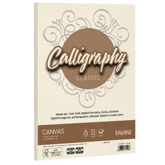 CALLIGRAPHY canvas - Avorio - 100g/m2 – 50 fogli