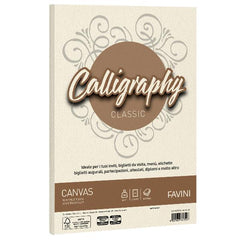 CALLIGRAPHY canvas - Avorio - 200g/m2 – 50 fogli