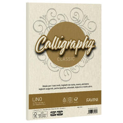 CALLIGRAPHY Lino - Avorio - 200g/m2 – 50 fogli
