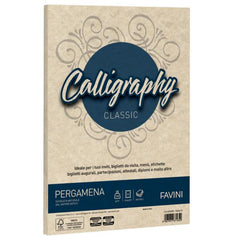 CALLIGRAPHY pergamena - Sabbia - 190g/m2 - 50 fogli