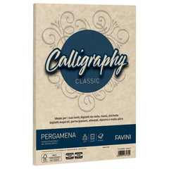 CALLIGRAPHY pergamena - Sabbia - 190g/m2 - 50 fogli