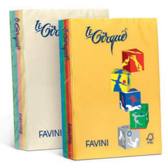 RISMA LE CIRQUE A4 80GR 500 FOGLI - COLORI TENUI e FORTI