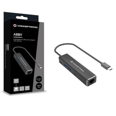ADATTATORE DI RETE 2.5G USB 3.2 Gen 1 con HUB USB (2x USB-A & 2x USB-C)