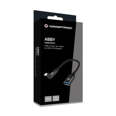 ADATTATORE USB 3.2 Gen 2 angolato 90° per USB-A OTG