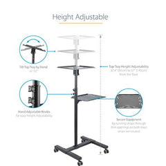 Supporto per proiettore e laptop mobile