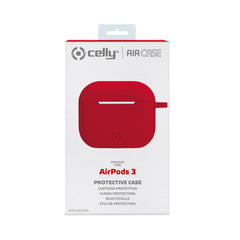 AIRCASE - Custodia in silicone morbido compatibile con Airpods 3rd Gen.