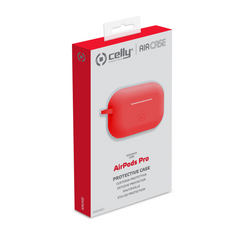AIRCASE - Custodia in silicone morbido compatibile con Airpods Pro