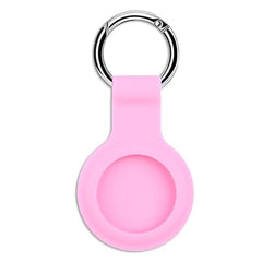 AIRCASETAG - Custodia in silicone morbida con gancio in metallo compatibile con Airtag 1a Gen/2a Gen