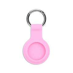 AIRCASETAG - Custodia in silicone morbida con gancio in metallo compatibile con Airtag 1a Gen/2a Gen