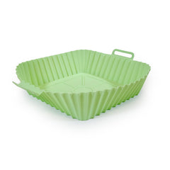 MUITOMAS - Teglia in silicone per friggitrice ad aria verde salvia