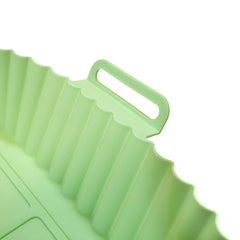 MUITOMAS - Teglia in silicone per friggitrice ad aria verde salvia