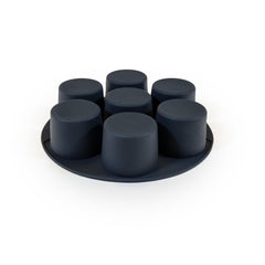 MUITOMAS - Stampo per muffin per friggitrice ad aria in silicone nero