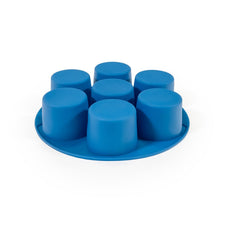 MUITOMAS - Stampo per muffin per friggitrice ad aria in silicone blu ottanio