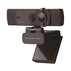 WEBCAM 4K 8.3MP AUTOFOCUS CON DOPPIO MICROFONO, 120° GRANDANGOLO (Adattatore USB-C incluso)
