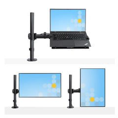 Braccio per Notebook da Scrivania - Supporto per Monitor e Laptop