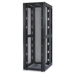 Armadio NetShelter SX 48U, largh. 750 mm, prof. 1070 mm, con pannelli laterali, nero