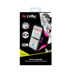 ARMBAND - Fascia da braccio ultra leggero, regolabile, materiali impermeabili, finestra trasparente per utilizzare il touch screen compatibile con tutti gli smartphone fino a 6.5"