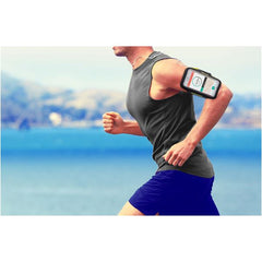 ARMBAND - Fascia da braccio ultra leggero, regolabile, materiali impermeabili, finestra trasparente per utilizzare il touch screen compatibile con tutti gli smartphone fino a 6.5"