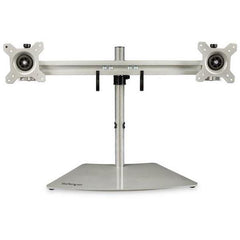 Supporto per due monitor - Orizzontale - Argento