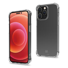 ARMOR - Cover rigida trasparenti con bordi corrazzati e angoli rinforzati compatibile con Apple iPhone 14 Pro Max